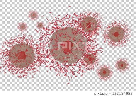 Image of plasma cells producing antibodies Image of plasma cells producing antibodies 122154988