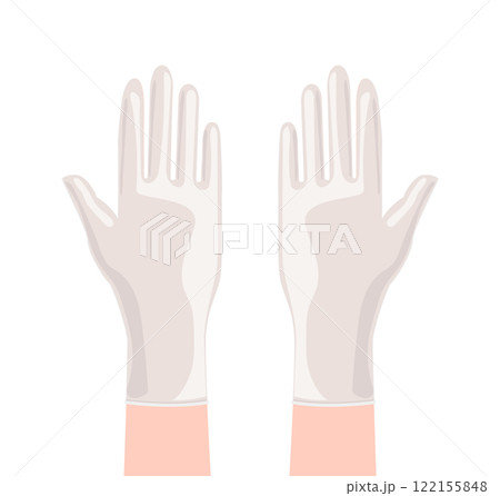 White Gloves Latex rubber cleaning protective Fashion hand accessory clothing technical illustration garment. Dish wash White Gloves Latex rubber cleaning protective Fashion hand accessory clothing technical illustration garment. Dish wash 122155848
