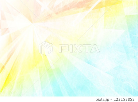 虹色の幾何学模様和紙 122155855