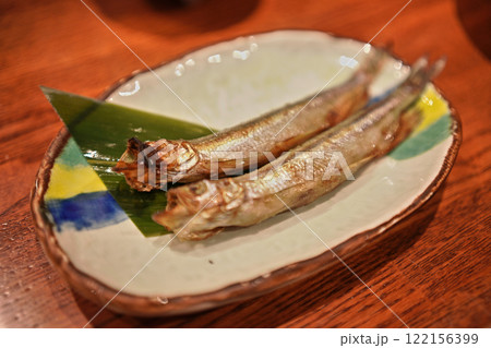 香ばしい焼きししゃも(柳葉魚) 香ばしい焼きししゃも(柳葉魚) 122156399