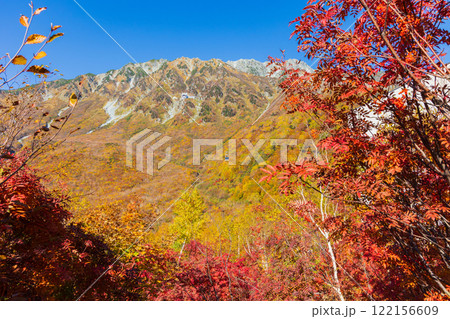 秋の立山黒部アルペンルート 紅葉の黒部平 秋の立山黒部アルペンルート 紅葉の黒部平 122156609