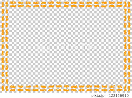 Hand-drawn crayon material background frame Hand-drawn crayon material background frame 122156910
