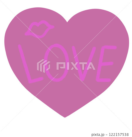 love heart on white background love heart on white background 122157538