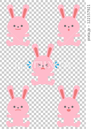 かわいいうさぎのパターン 122157921