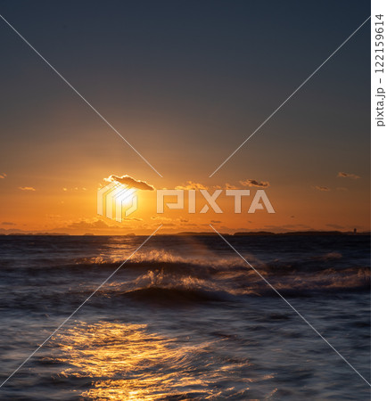 夕暮れの海岸 夕暮れの海岸 122159614