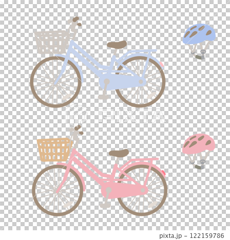 自転車とヘルメット 自転車とヘルメット 122159786