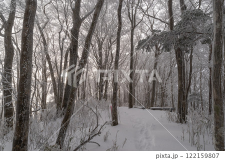 冬の景色　霧氷 122159807