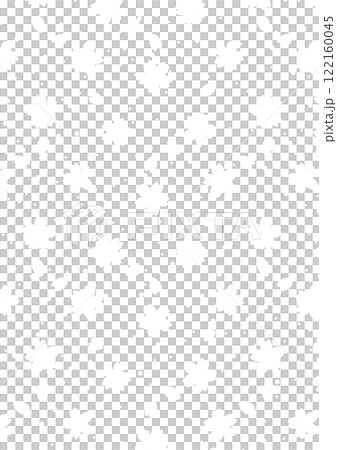 桜と桜の花びらが舞い散るシルエット背景_縦01 122160045