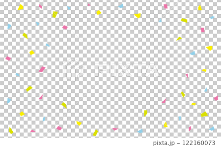 Colorful confetti falling background illustration material Colorful confetti falling background illustration material 122160073