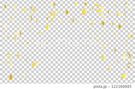 金の紙吹雪の舞う背景イラスト素材 金の紙吹雪の舞う背景イラスト素材 122160085