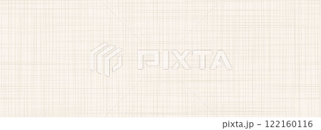 Beige linen seamless texture. Ecru canvas repeating background. Light cream sackcloth fabric material wallpaper. Homespun hessian textile. Rough woven burlap surface. Vector organic cotton backdrop 122160116