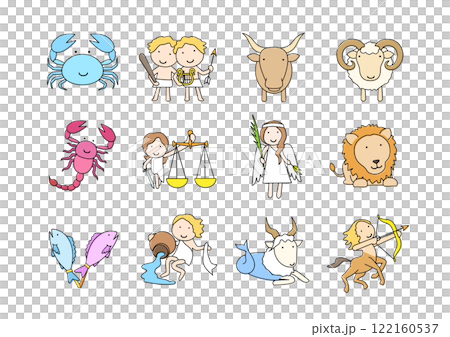 星座 12 星座顏色 星座 12 星座顏色 122160537