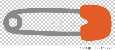 安全ピンのベクターイラスト 安全ピンのベクターイラスト 122160551