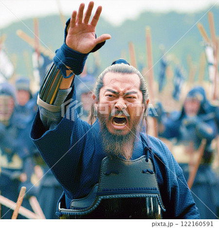 戦いを制止する侍 122160591