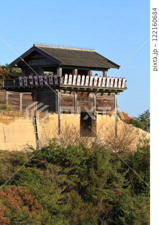 天空の山城鬼ノ城西門の佇まい 天空の山城鬼ノ城西門の佇まい 122160684
