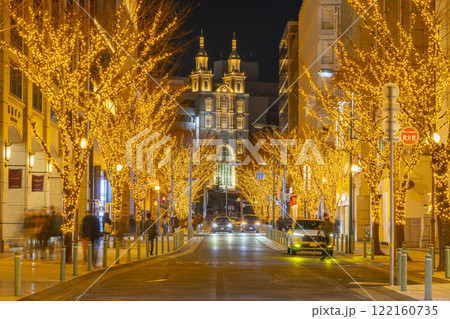 神戸旧居留地の華やかなイルミネーション 122160735