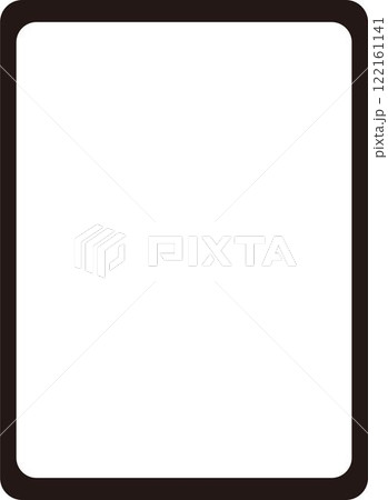 タブレット　モックアップ　テンプレート　デザイン　イラスト素材 122161141