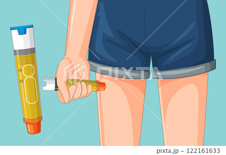 Emergency Health Device in Use 122161633