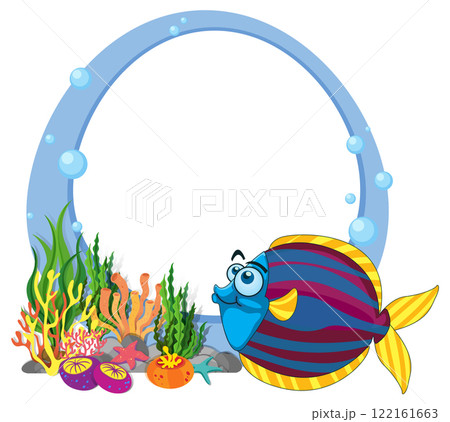 Colorful Underwater Sea Life Illustration Colorful Underwater Sea Life Illustration 122161663