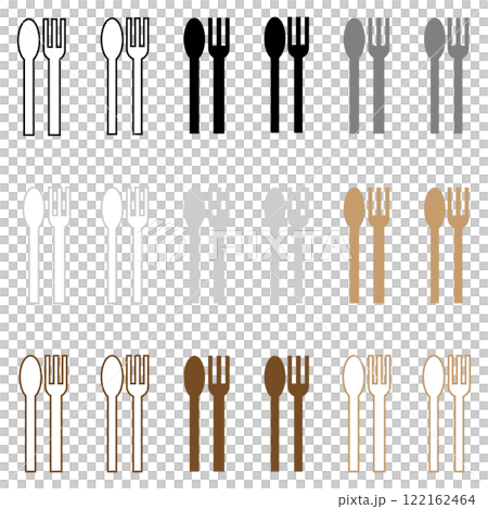 Fork and spoon Fork and spoon 122162464