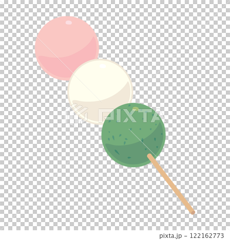 Three-color dumpling illustration, color, no lines Three-color dumpling illustration, color, no lines 122162773