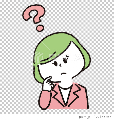 A man in a suit with doubts 122163267