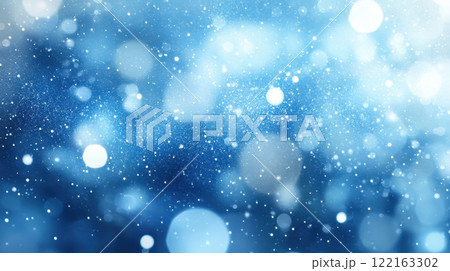 Gentle Rain Covered Glass with Overlapping Bokeh Lighting Effects 122163302