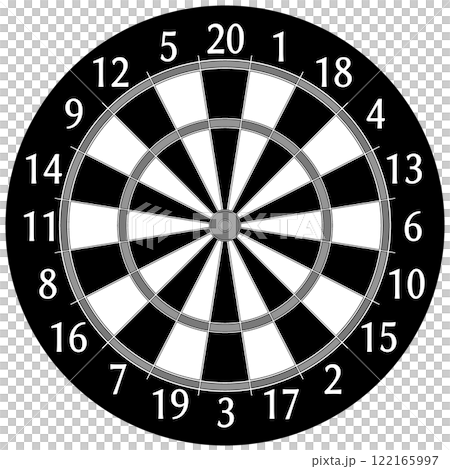 Dart board 122165997