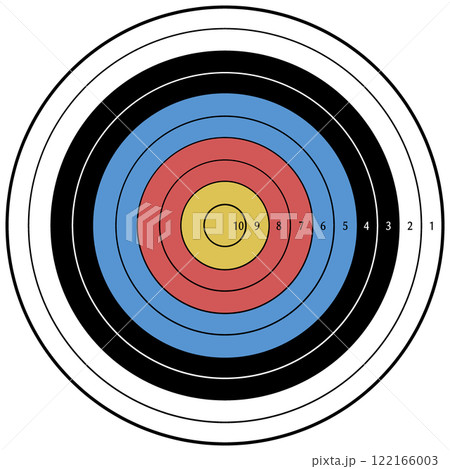 アーチェリー　得点的 122166003