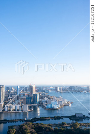 東京 勝どき 豊海 方面の夕景 122167251