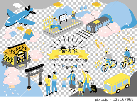 人們享受春遊 122167969