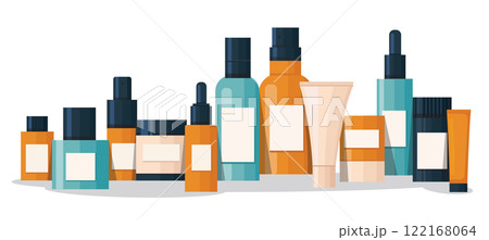 Group of skincare products vector illustration Group of skincare products vector illustration 122168064