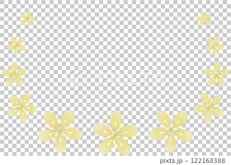 yellow cherry blossom frame yellow cherry blossom frame 122168388
