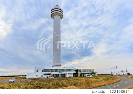 北海道　根室市　納沙布岬　オーロラタワー 122168614