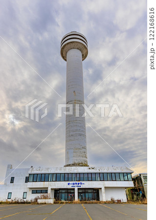北海道　根室市　納沙布岬　オーロラタワー 122168616