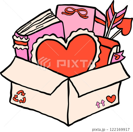 Retro Bookish Valentine Gift Box 122169917
