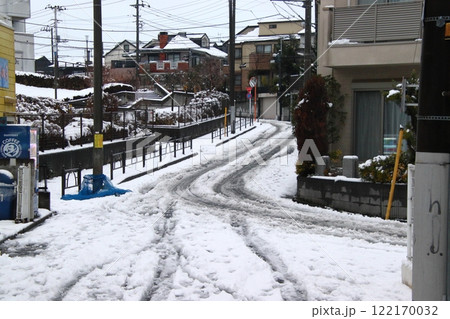 東京都練馬区関町北の積雪（2024年2月） 122170032