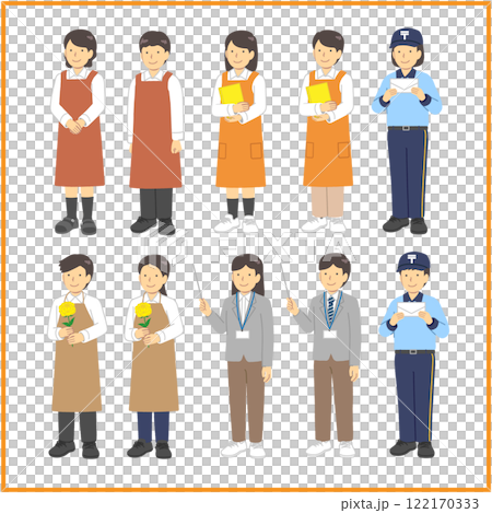 職業多人插圖集 職業多人插圖集 122170333