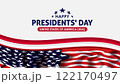 Happy Presidents Day card, Background, poster Vector illustration. 122170497