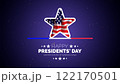 Happy Presidents Day card, Background, poster Vector illustration. 122170501