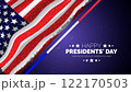 Happy Presidents Day card, Background, poster Vector illustration. 122170503