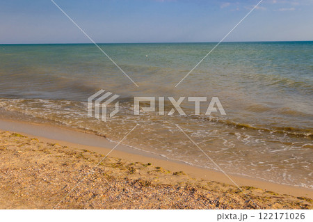 View of the Black sea in UKraine View of the Black sea in UKraine 122171026