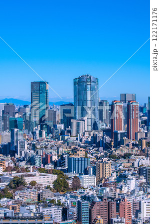 日本の東京都市景観 六本木ヒルズや東京ミッドタウンなどを望む=11日 日本の東京都市景観 六本木ヒルズや東京ミッドタウンなどを望む=11日 122171176