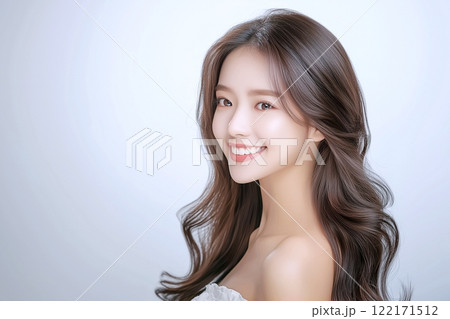 ロングヘアの美人女性「AI生成画像」 122171512