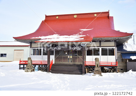 冬の北海道厚沢部町で瀧廼神社境内の風景を撮影 冬の北海道厚沢部町で瀧廼神社境内の風景を撮影 122172742