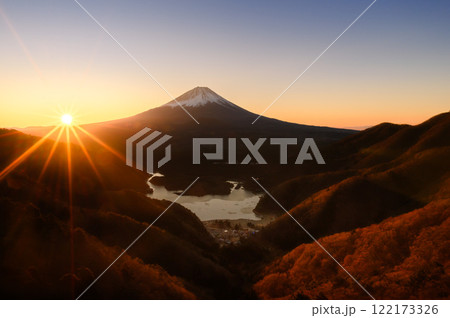 三方分山から見る富士山と御来光の絶景 122173326