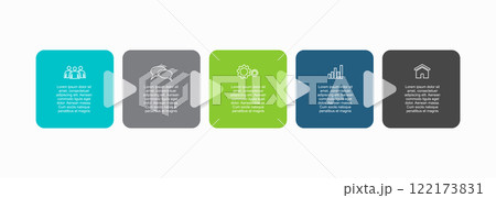 Infographic design template with place for your data. Vector illustration. 122173831