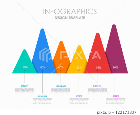 Infographic design template with place for your data. Vector illustration. Infographic design template with place for your data. Vector illustration. 122173837