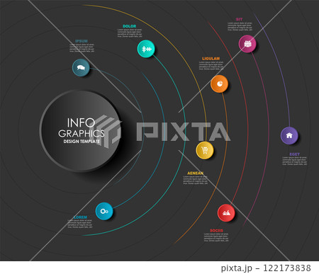 Infographic design template with place for your data. Vector illustration. Infographic design template with place for your data. Vector illustration. 122173838