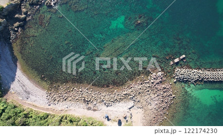 宗像大島　ドローン空撮 122174230